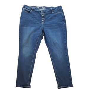 a.n.a Women's Dark Blue Skinny Jeans